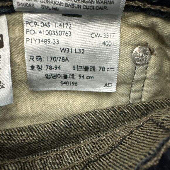 Levis Jeans 511 Mens Size 31x32 Blue Slim American Cowboy Western Workwear Denim - Picture 11 of 12